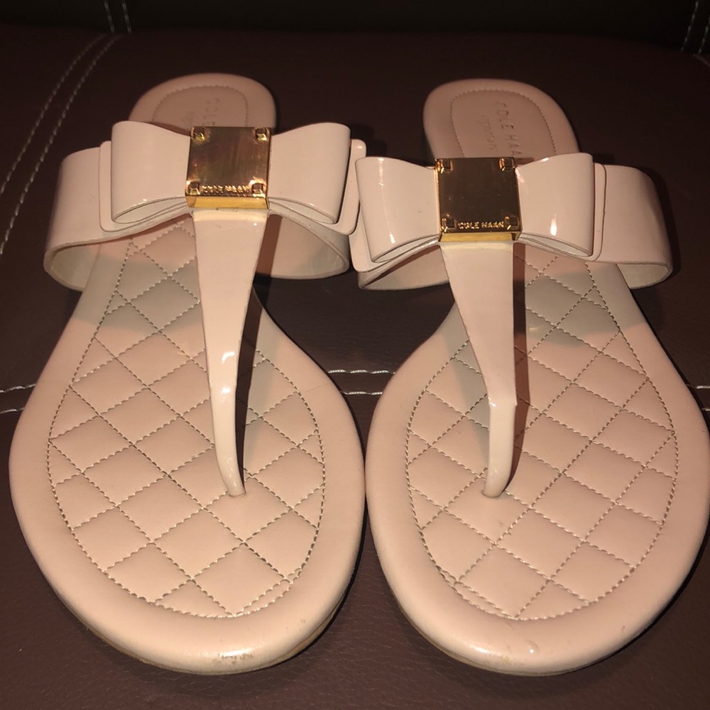 Cole Haan Sandal w/box patent leather